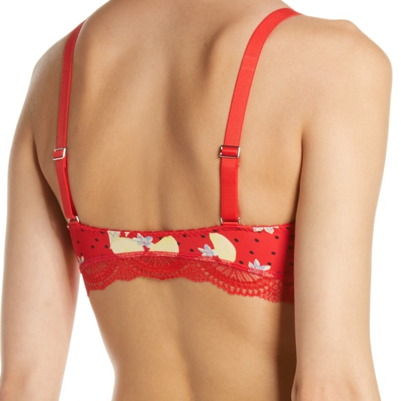 NWT Free People Mari Printed Bra Bralette XS - Picture 2 of 3